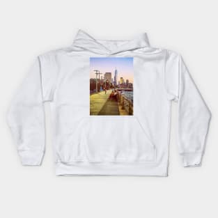 Hudson River Park, Manhattan, NYC Kids Hoodie